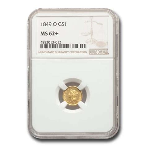 Buy 1849 O 1 Liberty Head Gold Ms 62 Ngc Apmex