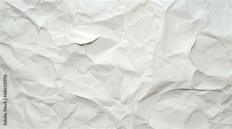 Seamless Crumpled Paper Texture Background Til Stock Illustration