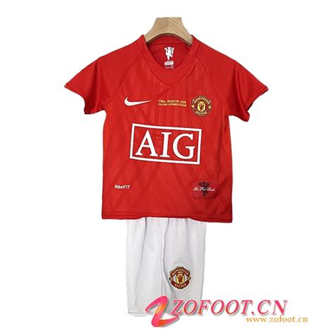 Tout Les Maillot De Foot Manchester United Retro Enfant Domicile