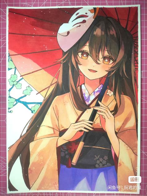 Ruanjun S Japanese Anime Girl Hot Sexy Hand Drawing With Marker Owen S Collections