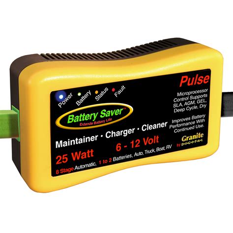 Maintainer Charger And Cleaner 25 Watt 6 And 12 Volt