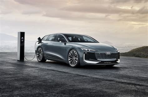 Audi Unveils Audi A6 Avant E Tron Concept Long Range Electric Wagon