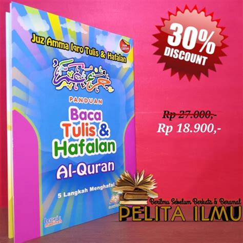 Buku Juz Amma Dan Iqro Tulis Metode Follow The Line Lazada Indonesia