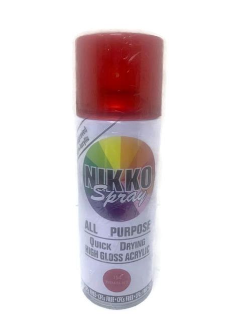 Nikko All Purpose Quick Drying High Gloss Acrylic Spray Paint Cc