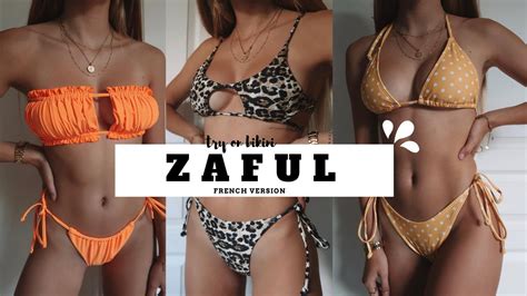 TRY ON HAUL BIKINI ZAFUL YouTube