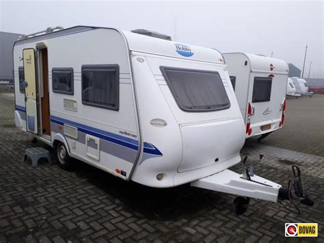 Hobby De Luxe Easy 450 UF 2003 Voortent Fietsenrek Bij Strating