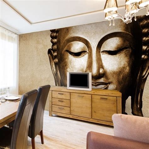 Wall Mural Gold Buddha