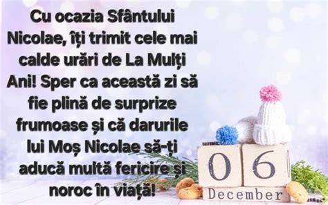 Top 10 Felicitări De Sfântul Nicolae Pentru Cei Care își Aniversează