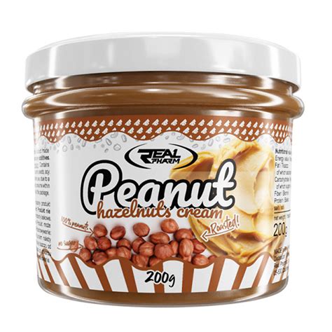 Peanut Hazelnut Cream G Real Pharm Pyszny Krem Z Orzech W