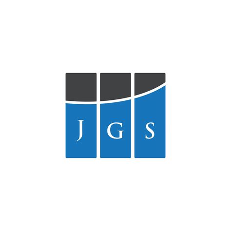 Jgs Letter Logo Design On White Background Jgs Creative Initials