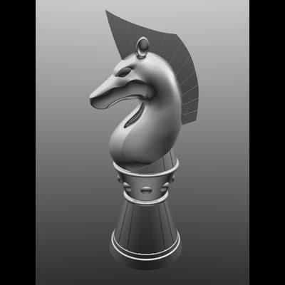 Knight Chess Piece 3D Model $29 - .fbx .ma .obj - Free3D