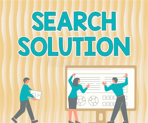 Writing Displaying Text Search Solution Business Idea An Action Or