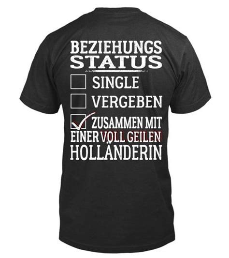 Beziehungsstatus Holl Nderin Rundhals T Shirt Unisex Shirts