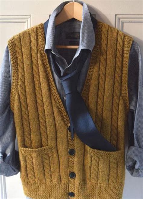 Ml186 Mens Best Vest Craftsy Knit Vest Pattern Vest Pattern Knit Men