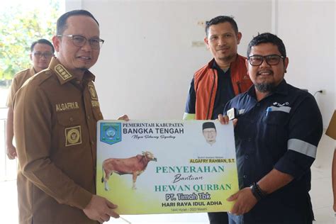 Jelang Idul Adha Pemkab Bangka Tengah Bagikan Hewan Kurban Melalui