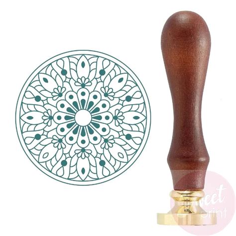 Stempel Do Wosku I Laku Mandala Sweetprint Pl