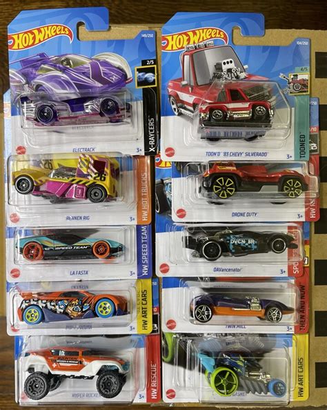 Hot Wheels random mašīnīšu komplekts Bērniem Auto Modeļu Veikals