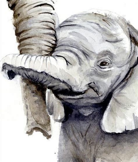 Pin by Suzy Putman on WILDLIFE | Animal paintings, Watercolor elephant, Elephant art