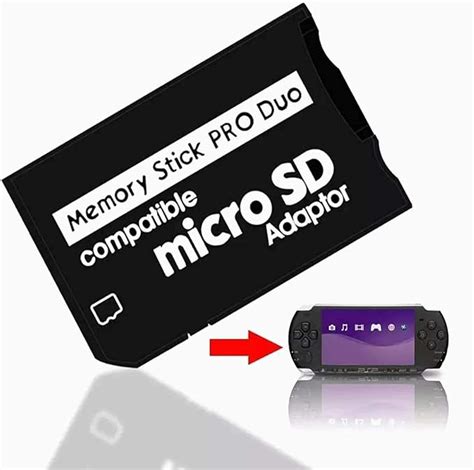 FunDisc Micro SD SDHC Memory Card To DUAL SLOT Memory Stick MS PRO DUO