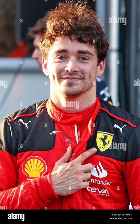 Baku Azerbaijan 28th Apr 2023 Charles Leclerc MON Ferrari