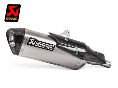 S H7SO4 HRTBL ESCAPE AKRAPOVIC SLIP ON SILENCIADOR TITANIO NEGRO HONDA