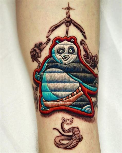 Cute Kung Fu Panda Tattoos You Must See In Panda Tattoo Kung