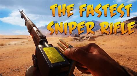 Battlefield The Fastest Sniper Rifle In The Game Gewehr M