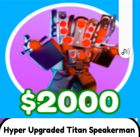 Hyper Upgraded Titan Speakerman New Unit From Ttd 1 From The New