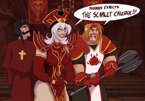 "The Halls of Scarlet Monastery" by Me : r/wow