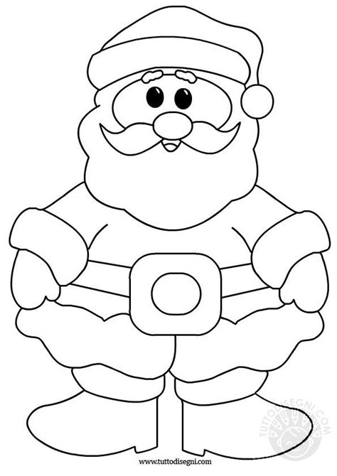 Babbo Natale Disegni Da Colorare Per Bambini