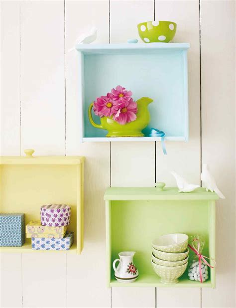 20 Diy Ideas How To Reuse Old Drawers Diy Furniture Diy Wall Shelves Drawer Shelves Old