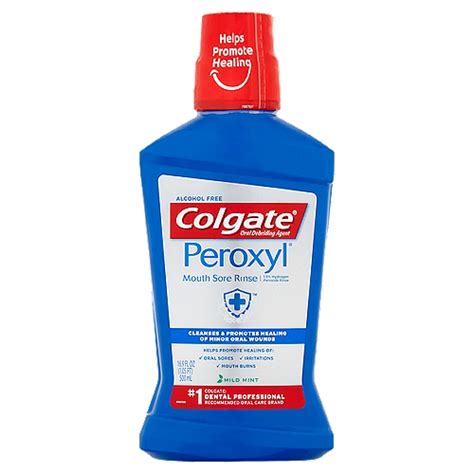 Colgate Peroxyl Mild Mint Mouth Sore Rinse, 16.9 fl oz