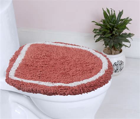 Home Weavers Allure Collection Toilet Lid Seat Cover Elastic Edges