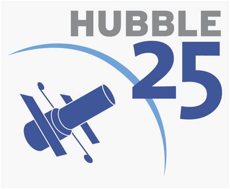 Hubble Space Telescope 25th Anniversary - Hubble 25, HD Png Download ...