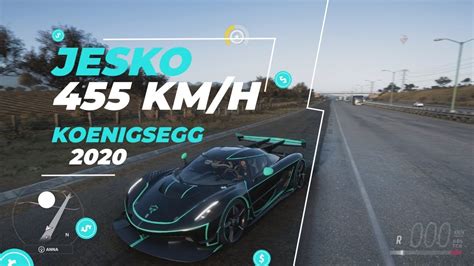 Forza Horizon 5 Jesko 2020 Koenigsegg 455 Kmh 4k Youtube