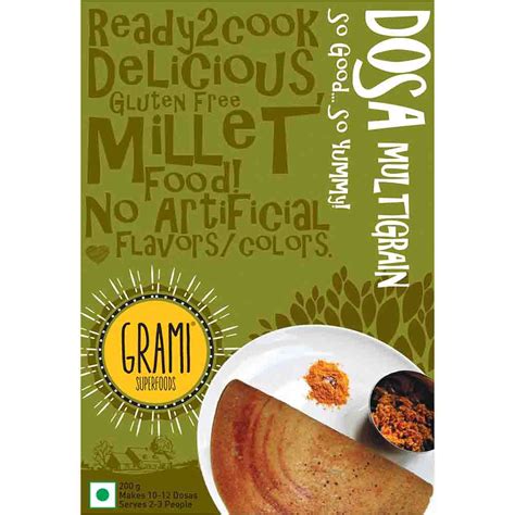 GRAMI SUPERFOODS Multigrain Dosa Mix 200G X 2 Pack MyNiwa