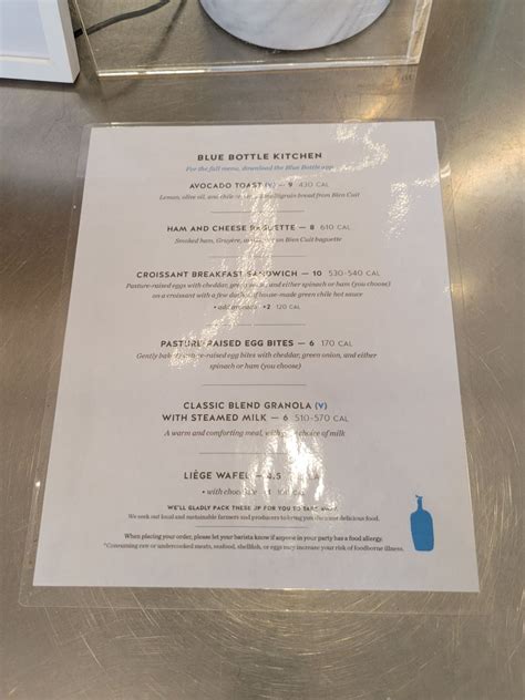 Blue Bottle Cafe Menu – Best Pictures and Decription Forwardset.Com