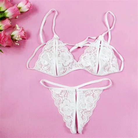 READY STOCK IN MALAYSIA NM High Quality Sexy Adult Women Lingerie Lace Bra Underwear Set Sex