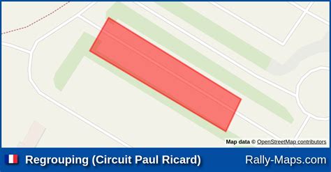 Karte Regrouping Circuit Paul Ricard FIA Motorsport Games Rally