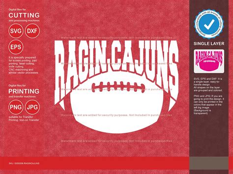 Ragin Cajuns Svg, Ragin Cajun 9 Football Svg Mascot Designs Pack, Ragin Cajuns Svg Cut Files ...