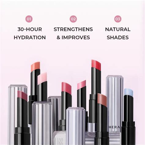 HERA Sensual Nude Balm Set Lip Pencil Glow Balm PINKLAND