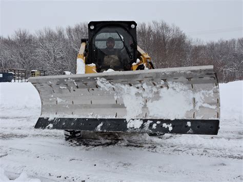 Skid Steer Snow Blade Snow Plow Attachment Berlon Industries