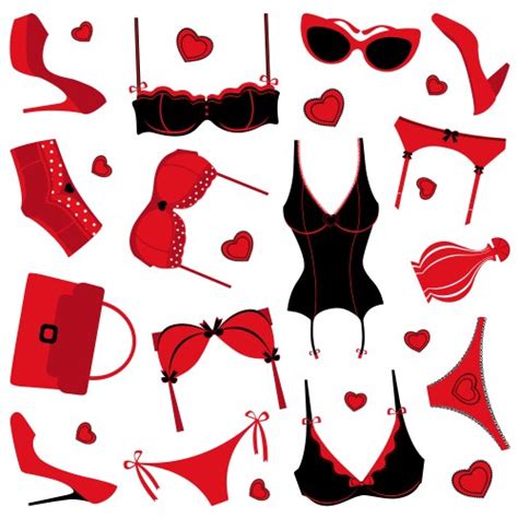 Sexy Lingerie Set Woman Underwear Royalty Free Vector