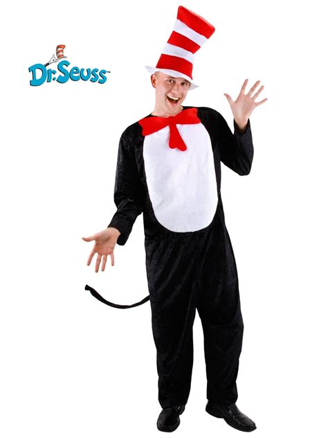 Adult Cat in the Hat Costume - The Party Place