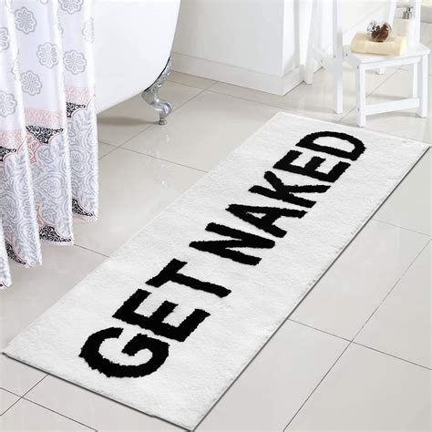 Zeeinx Get Naked Runner Cute Bathroom Rugs White For Sale Mesa Az Nellis Auction