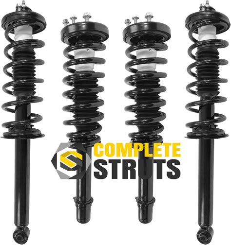 Completestruts Front And Rear Complete Strut Assemblies With Coil Springs