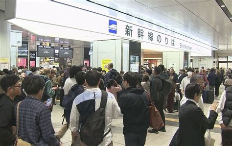 運転を見合わせている山陽新幹線の運転再開は12時ごろとjr西日本（rcc中国放送） Yahooニュース