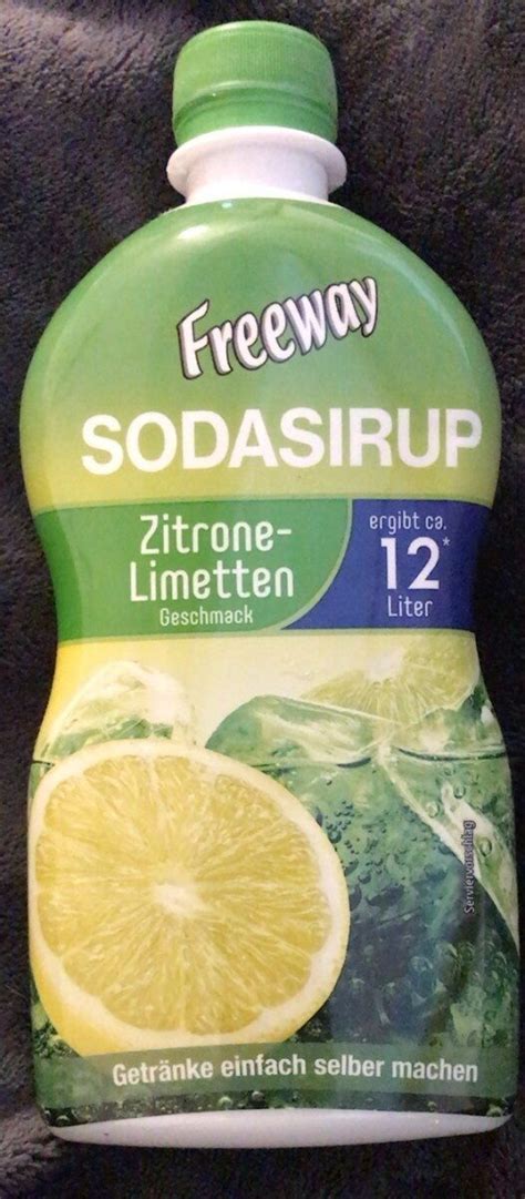 Sodasirup Zitrone Limetten Freeway 500ml