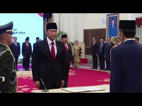 Partai Demokrat Masuk Pemerintahan Jokowi Momen Ahy Dilantik Presiden