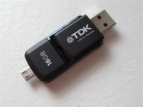 Recensione TDK USB 2 In 1 Per Android Pendrive 16GB USB OTG A 19 99